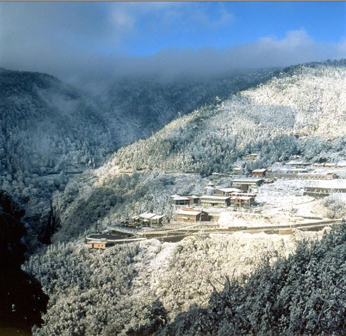 雪景，太平山森林游乐区